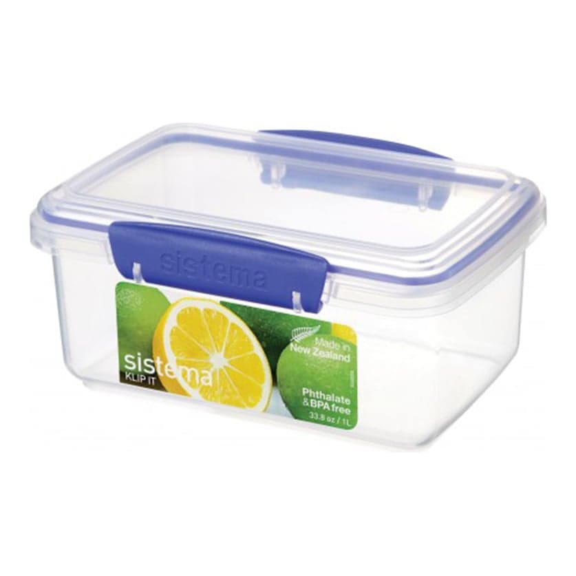 Contenedor Sistema Klip It Rectangular 1l