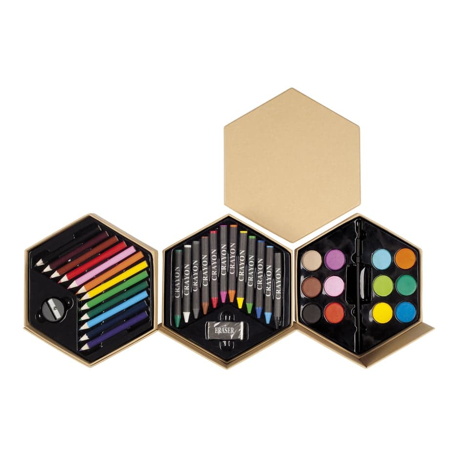 Set De Pinturas Hexágono