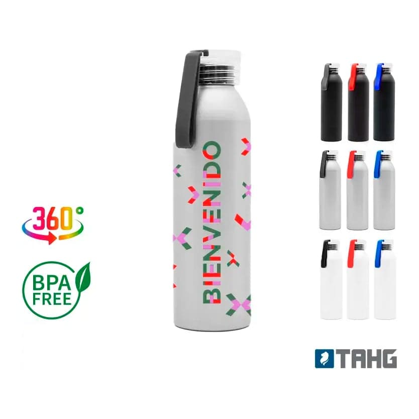 Botella Alu C/handle Color