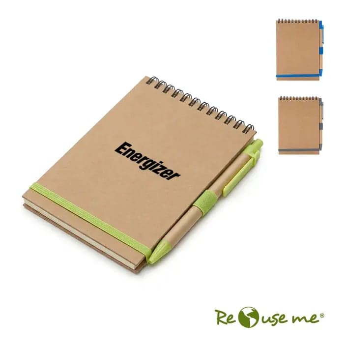 Cuaderno Eco1 Espiralado A6 C/boligrafo