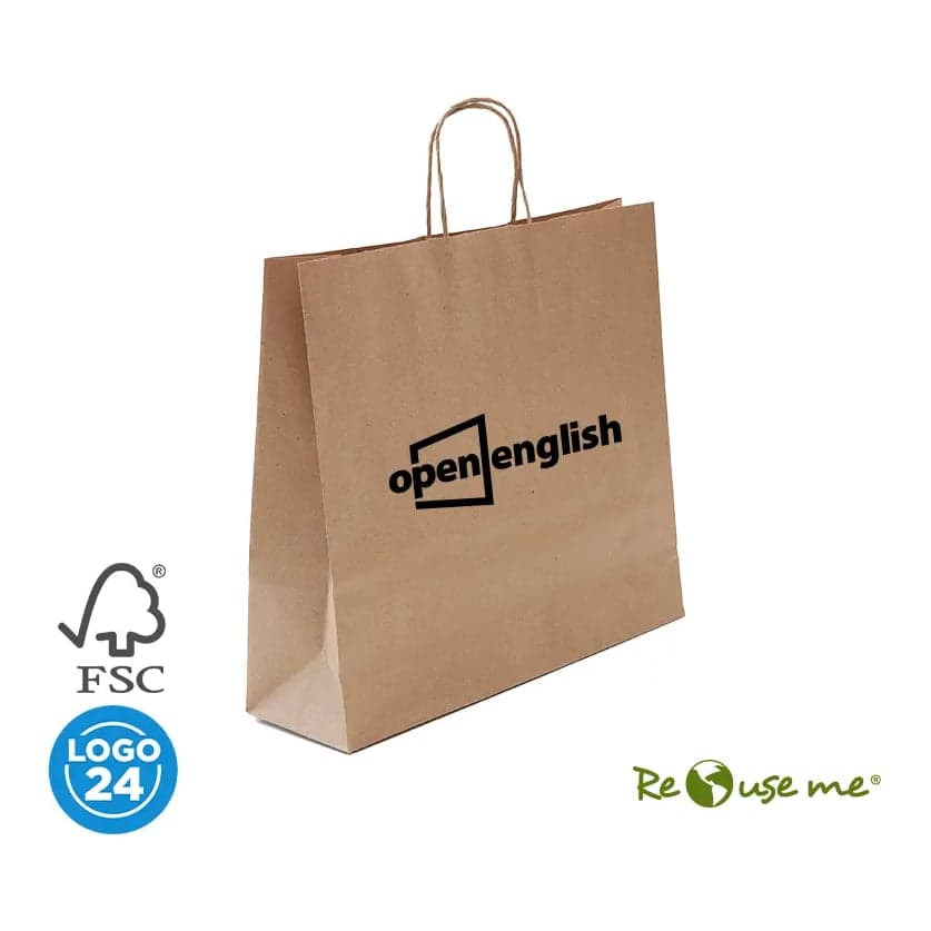 Bolsa Kraft 32x10x30
