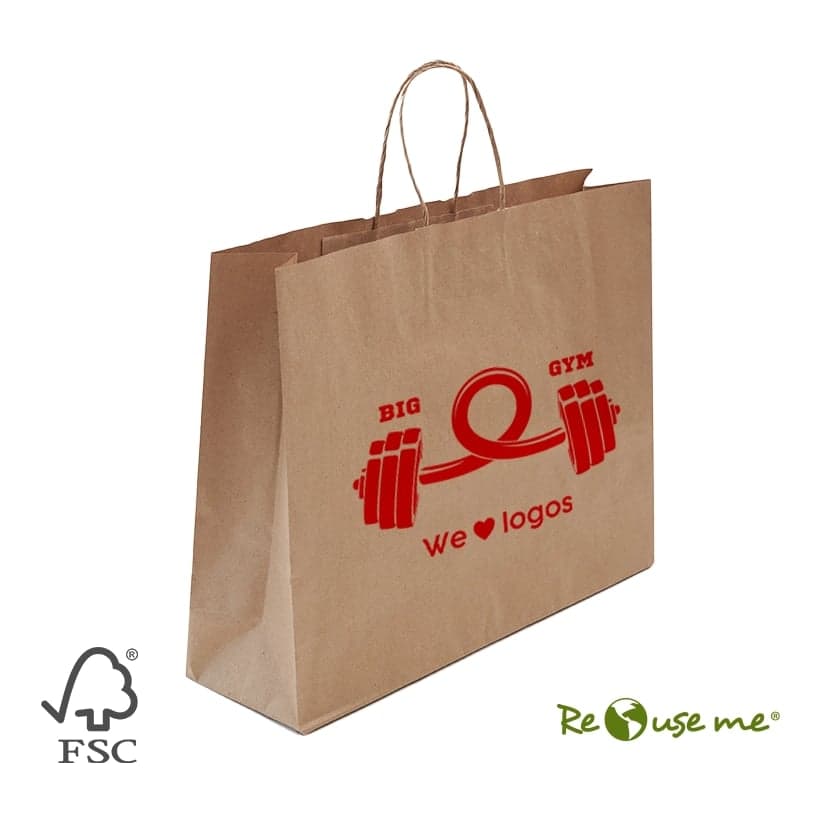 Bolsa Kraft 43x12x32