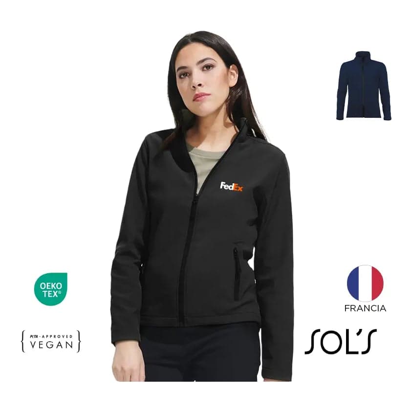 Campera Softshell Race Mujer