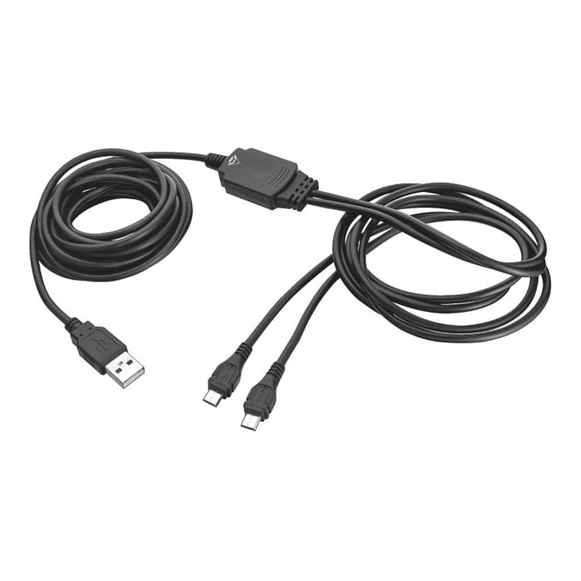 Trust Cable Gxt 222 Duo Charge 2 Joystick Ps4 3.5mm
