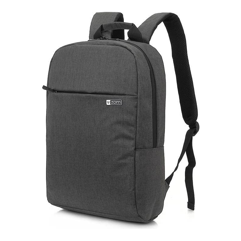 Zom Mochila Venecia Zb-415bk Gris Dark 15.6" USB