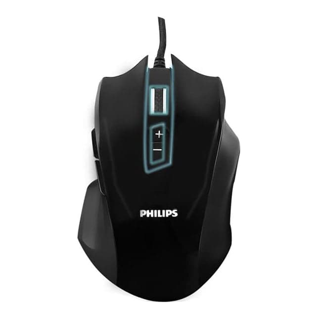 Philips Mouse G201 Bl Gaming USB 1000 A 6400 Dpi - Negro RGB - Outlet