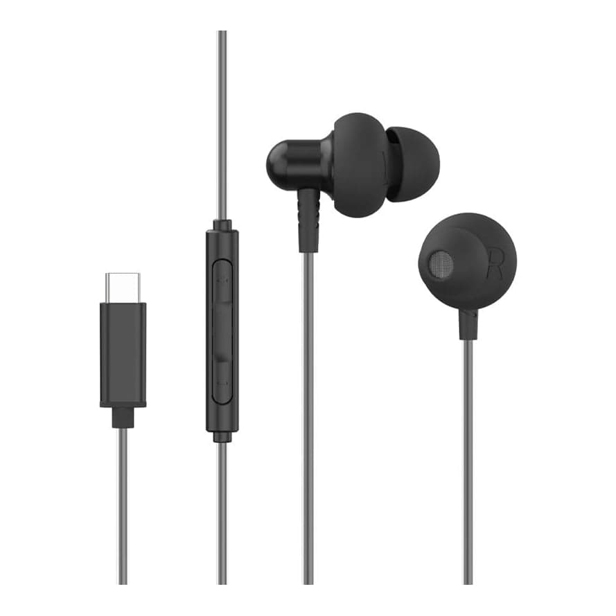 Auriculares Con Microfono Dhh-1126 Black USB-C