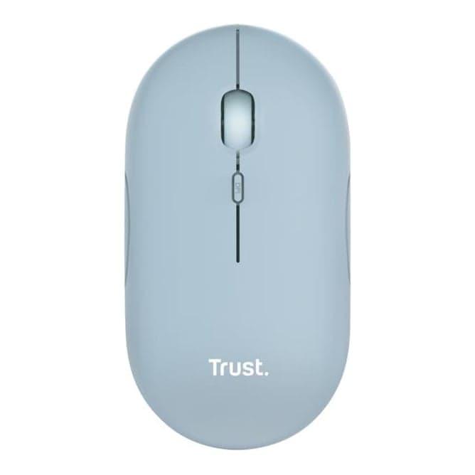 Trust Puck Mouse Wireless Recargable Ultrafino USB Blue