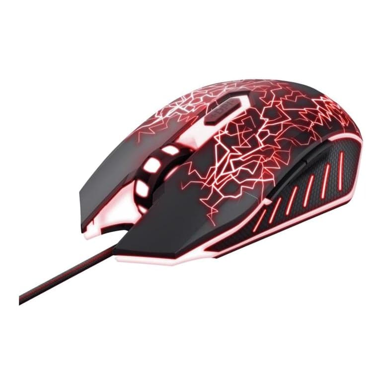 Trust Izza Mouse Gaming Illuminated Gxt 105x 4000 Dpi Black