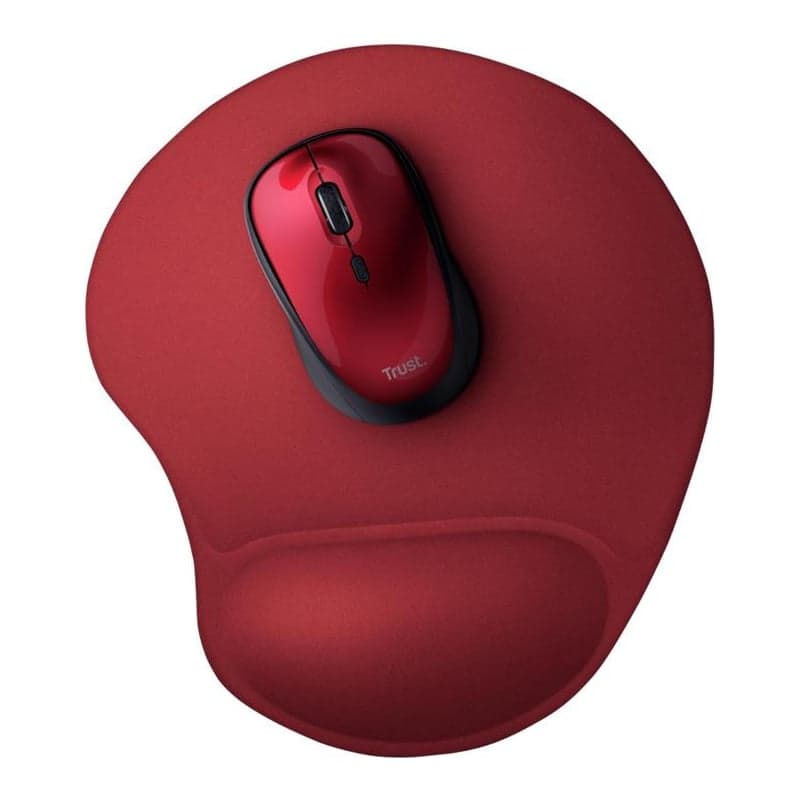 Trust Bigfoot Mouse Pad Con Apoya Muñeca Red