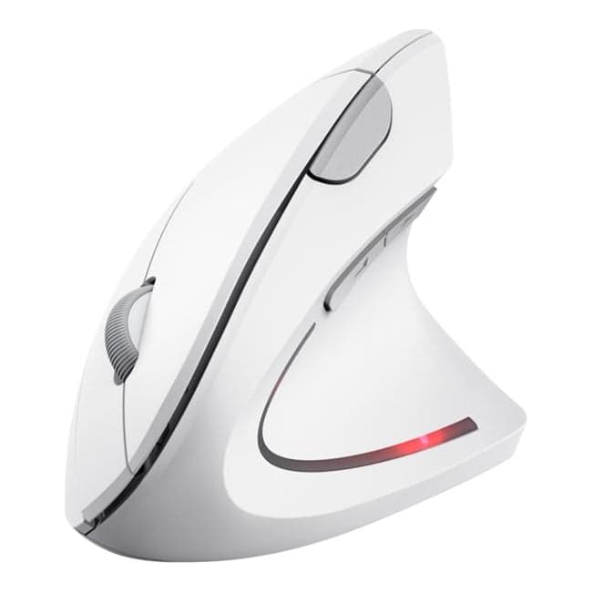 Trust Verto Mouse Ergonomico Wireless White