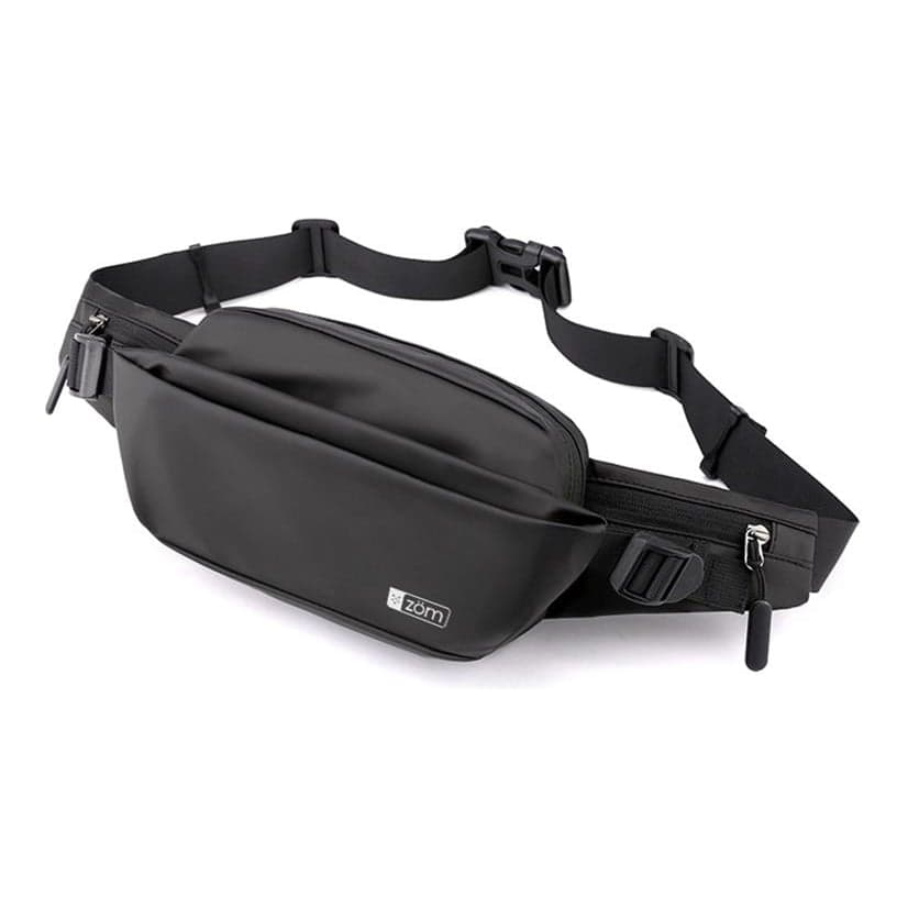 Zom Riñonera Porto Fanny Pack Crossbody Zc-107b Black 7"