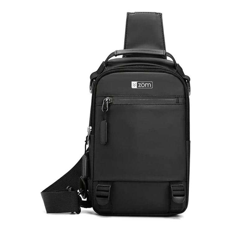 Zom Bandolera Dallas Crossbody Zc-159b Black 10"-11" USB 3 En 1