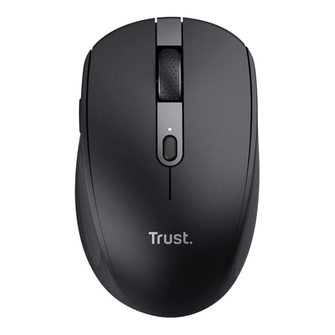 Trust Ozaa Mouse Wirel. Recargable Rf+bt USB Black