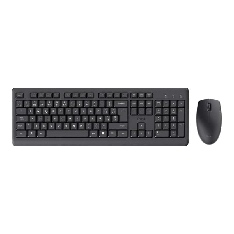 Trust Primo Kit Tec + Mou Wireless Es USB Black