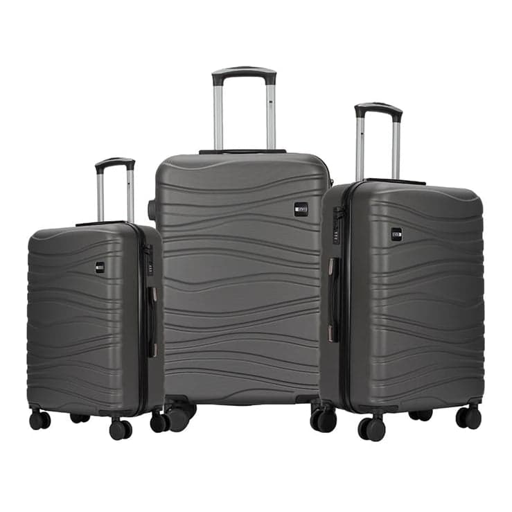 Zom Valijas Rígidas Zl-s052dk - Set X 3 Medidas - Wavy Carbono