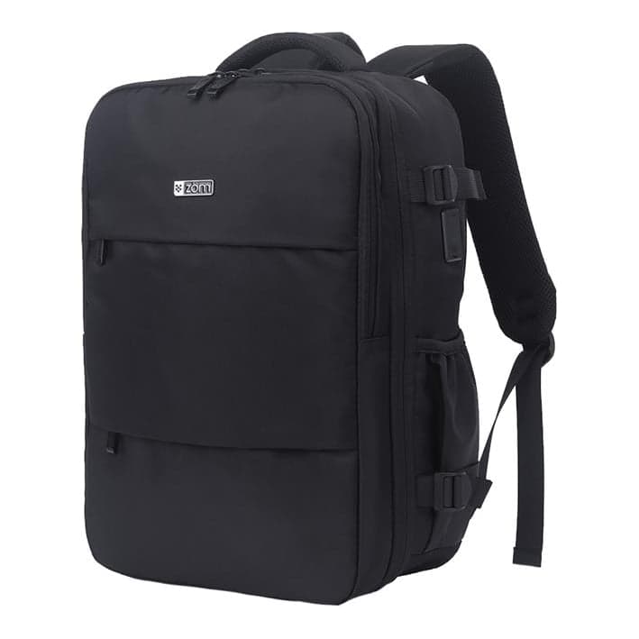 Zom Mochila Estambul Zb-322bk Black 15.6" USB & USB-C