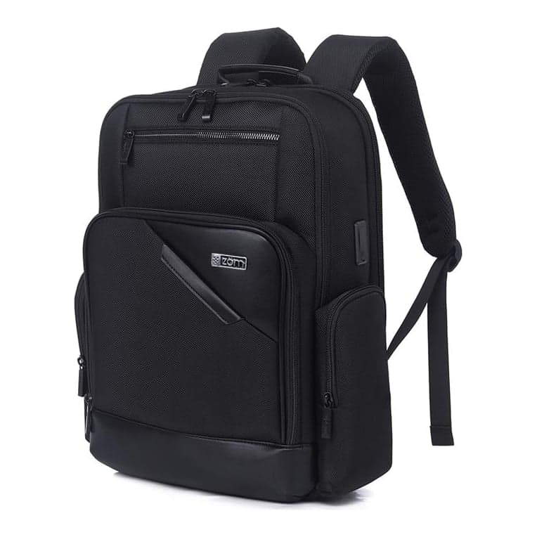 Zom Mochila Zurich Zb-924bk Black 15.6" USB & USB-C