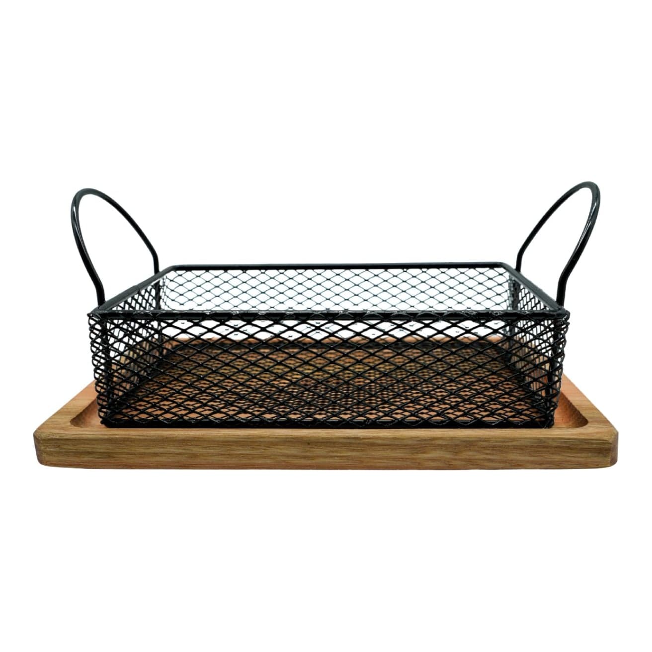 Set Picada Canasto + Base Madera