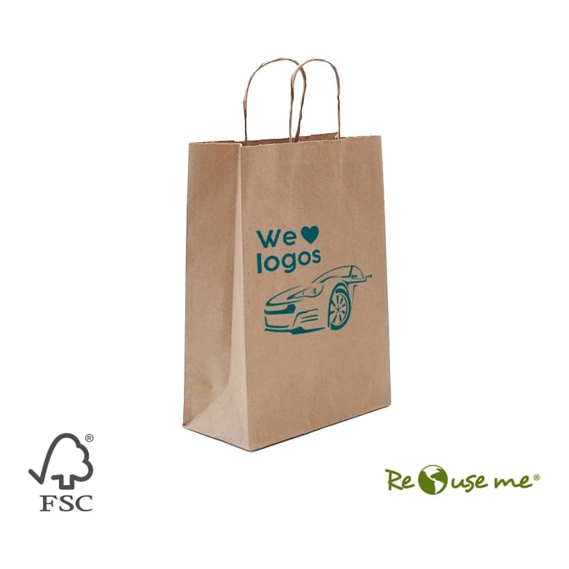 Bolsa Kraft 22x10x30
