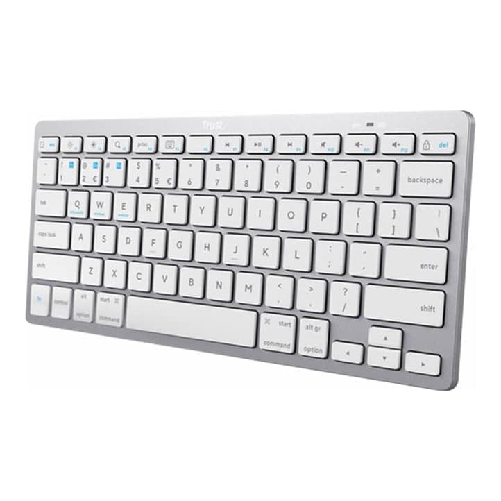 Trust Teclado Inalambrico Bluetooth Es Silver