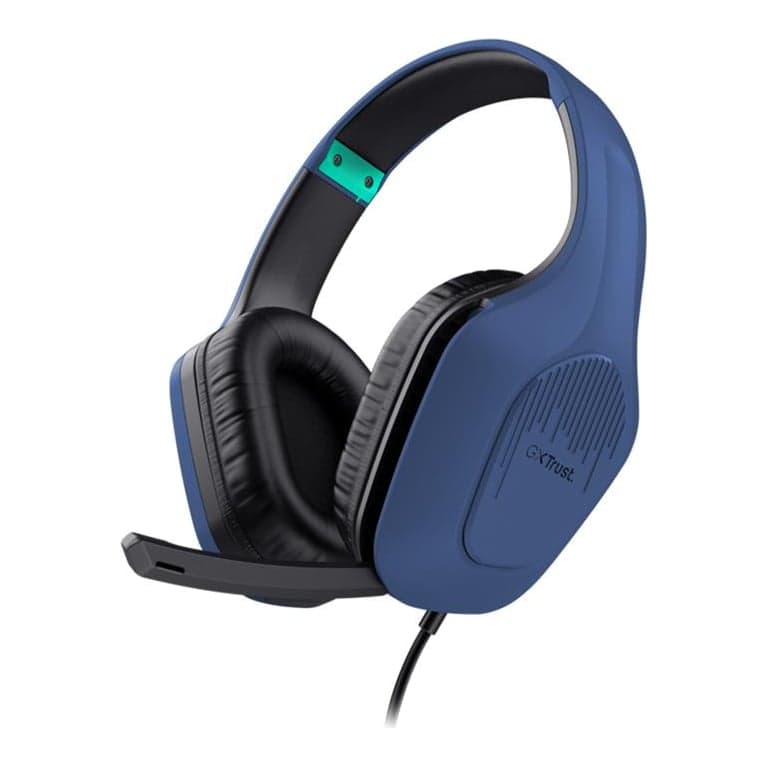 Trust Zirox Auricular Gaming C/mic. Gxt 415b 3.5mm Blue