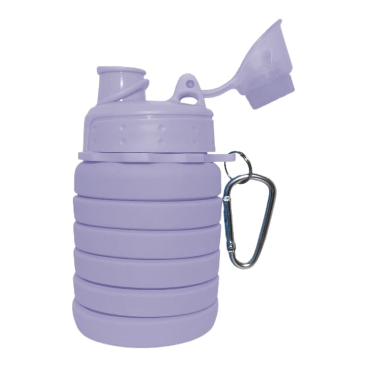 Botella Silicona Plegable Bpa Free 500 ml