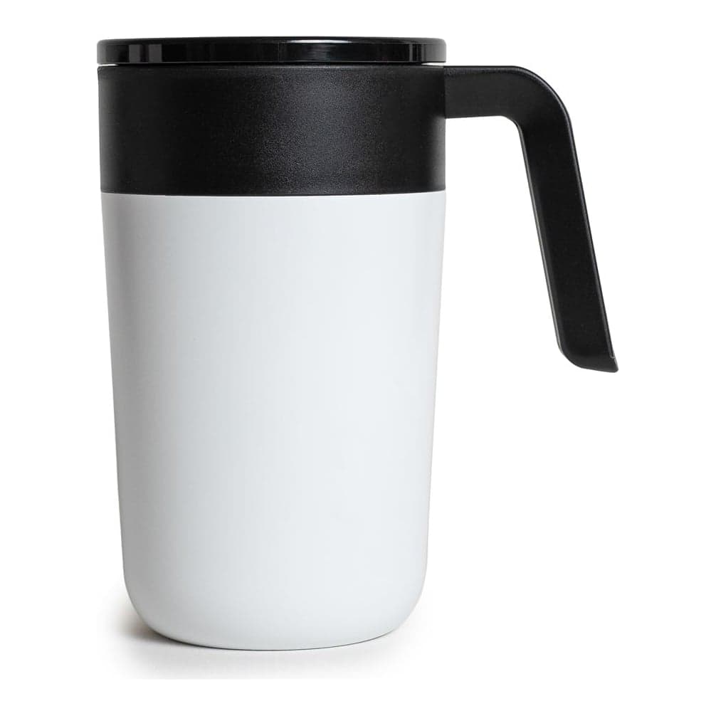 Mug Doble Pared Acero Con Asa 400 ml
