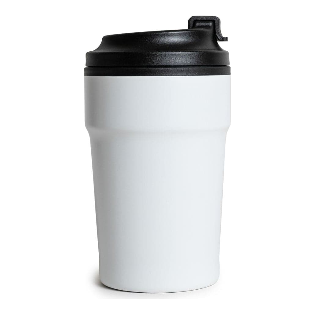 Mug Doble Pared Polipropileno Acero 400 ml