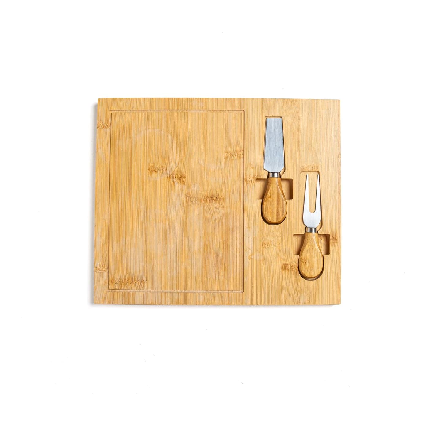 Tabla Para Queso Bamboo Acero