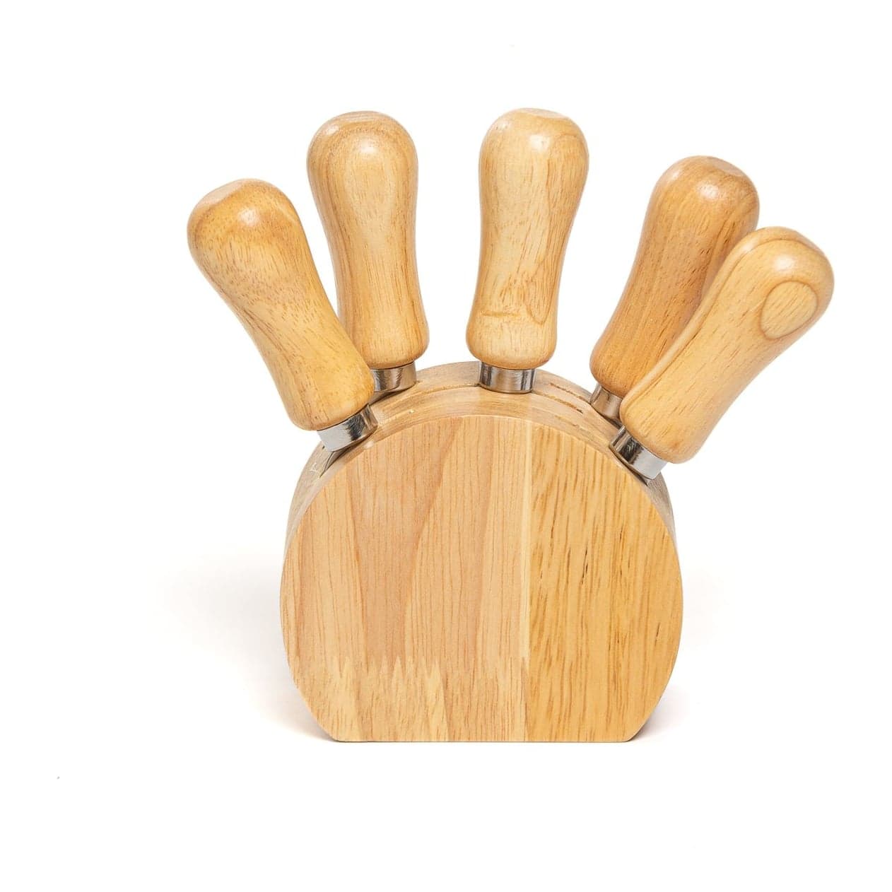 Juego Para Queso Madera Acero