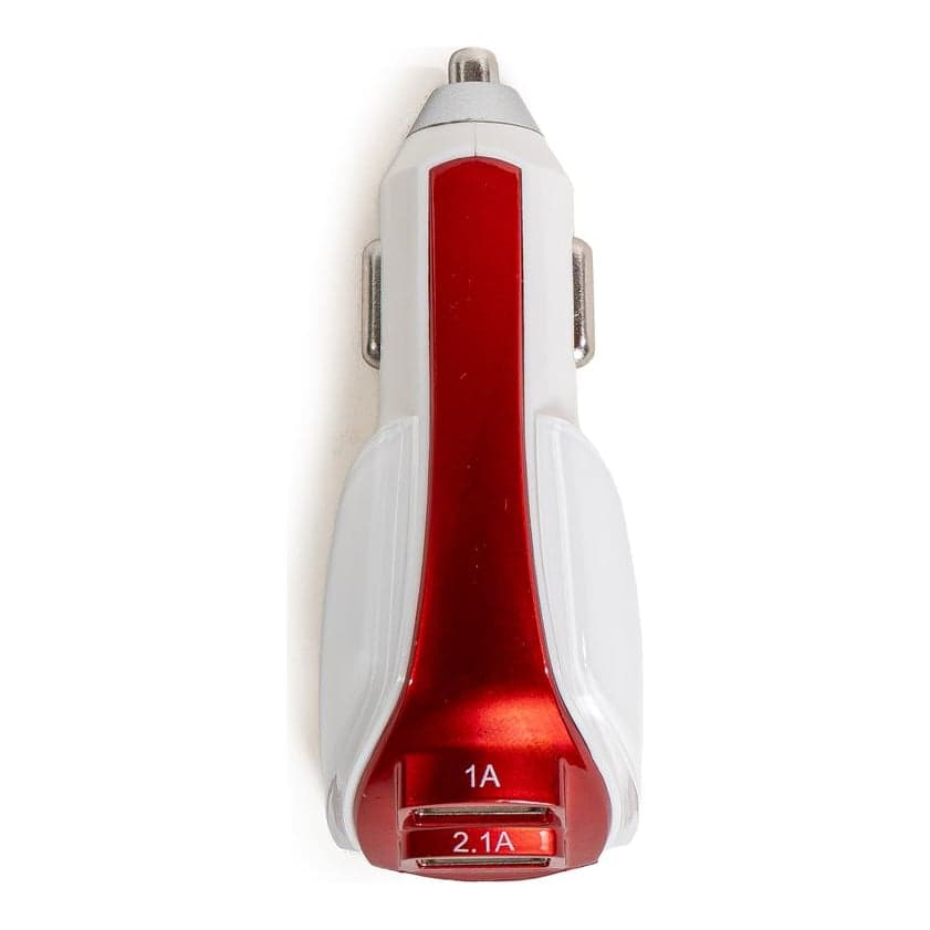 Cargador Auto Dual USB Plástico