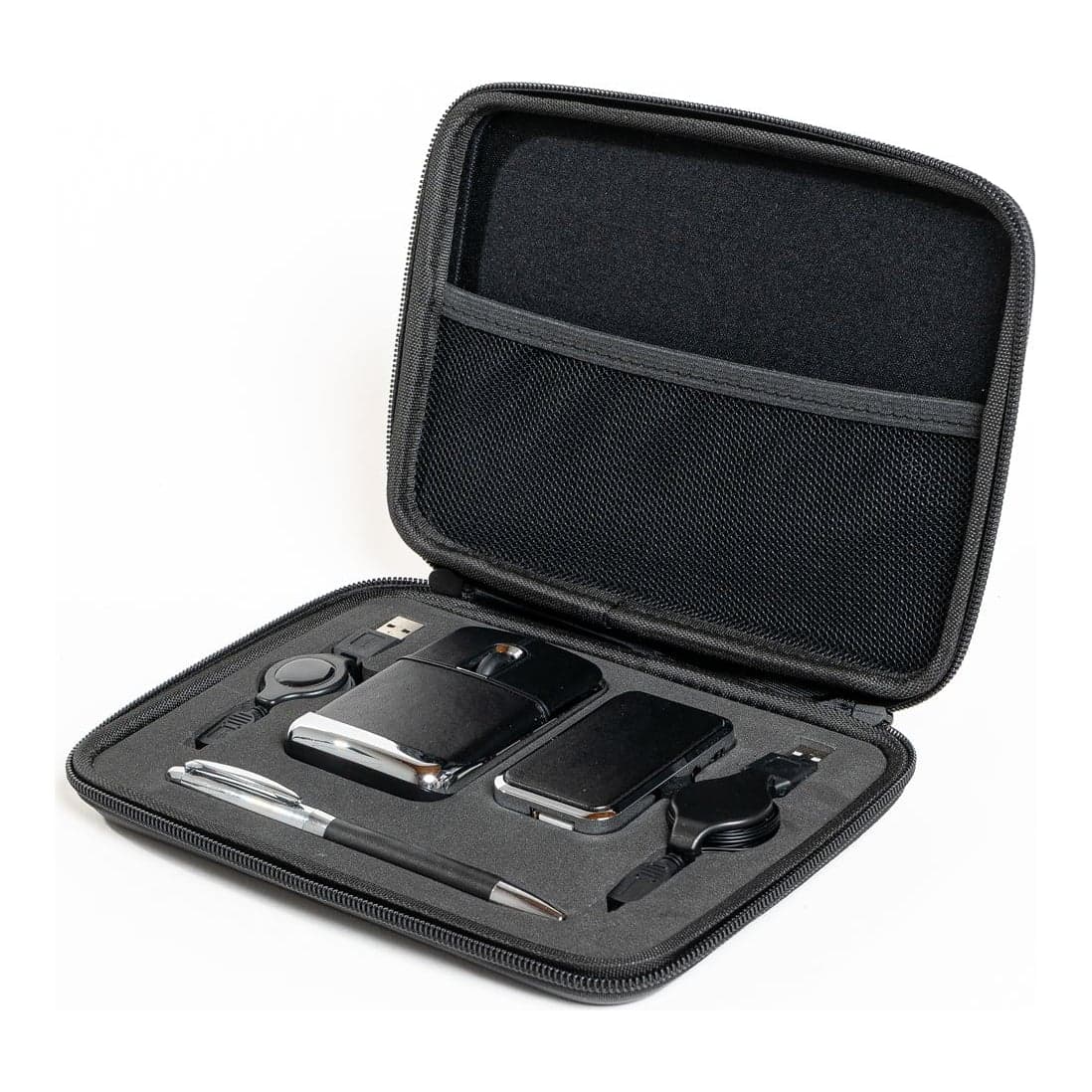Set Notebook Mouse USB Simil Cuero