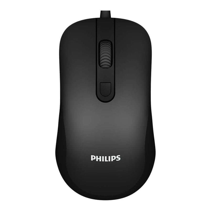 Philips - Mouse M213 USB 3200dpi Black